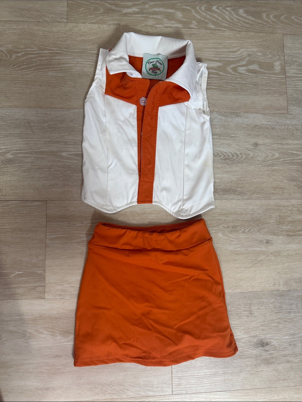 Froux-Froux Frog Texas Cheerleader Set